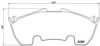 BREMBO P 50 079 Brake Pad Set, disc brake